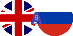 Exchange rate British Pound to Russian Ruble