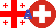 Exchange rate Georgian Lari to Swiss Franc