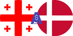 Exchange rate Georgian Lari to Danish Krone