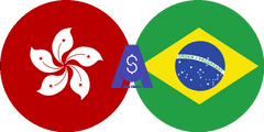Exchange rate Hong kong dollar to Brazilian Real