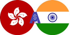 Exchange rate Hong kong dollar to Indian Rupee