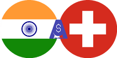 Exchange rate Indian Rupee to Swiss Franc