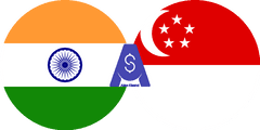 Exchange rate Indian Rupee to Singapore dollar