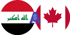 نرخ تبدیل دینار عراق به دلار کانادا