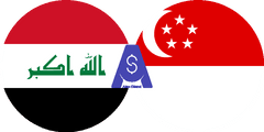 نرخ تبدیل دینار عراق به دلار سنگاپور