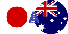 Exchange rate Japanese Yen to Australian dollar