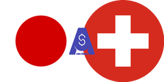 Exchange rate Japanese Yen to Swiss Franc