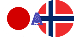 نرخ تبدیل ین ژاپن به کرون نروژ