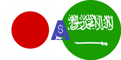 Exchange rate Japanese Yen to Saudi Arabian Riyal