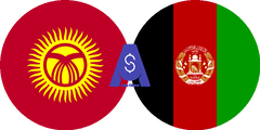 Exchange rate Kyrgyzstani Som to Afghan Afghani