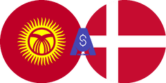 Exchange rate Kyrgyzstani Som to Danish Krone