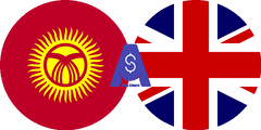 Exchange rate Kyrgyzstani Som to British Pound