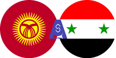 Exchange rate Kyrgyzstani Som to Syrian Pound