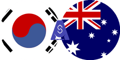 Exchange rate South Korean Won to Australian dollar