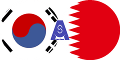 Exchange rate South Korean Won to Bahraini Dinar