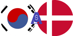 Döviz kuru Güney Kore Wonu - Danimarka Kronu