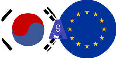 Exchange rate South Korean Won to Euro Cash
