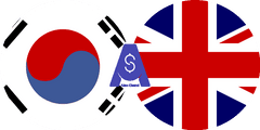 Exchange rate South Korean Won to British Pound