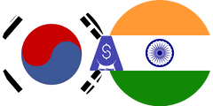 Exchange rate South Korean Won to Indian Rupee