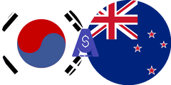 نرخ تبدیل وون کره جنوبی به دلار نیوزلند