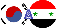 Exchange rate South Korean Won to Syrian Pound