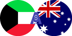 نرخ تبدیل دینار کویت به دلار استرالیا