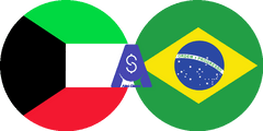 Exchange rate Kuwaiti Dinar to Brazilian Real