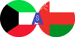 Exchange rate Kuwaiti Dinar to Omani Rial