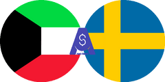 نرخ تبدیل دینار کویت به کرون سوئد
