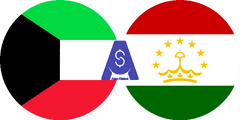 Exchange rate Kuwaiti Dinar to Tajikistani Somoni