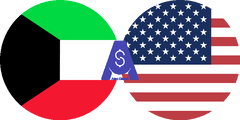 Exchange rate Kuwaiti Dinar to dollar Cash