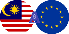 Exchange rate Malaysian Ringgit to Euro Cash
