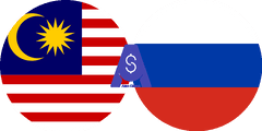 Exchange rate Malaysian Ringgit to Russian Ruble