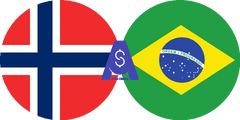 نرخ تبدیل کرون نروژ به رئال برزیل