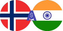 Exchange rate Norwegian Krone to Indian Rupee