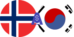 Exchange rate Norwegian Krone to South Korean Won