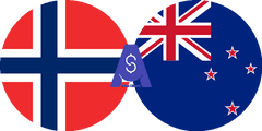 Exchange rate Norwegian Krone to New zealand dollar
