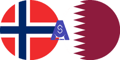 نرخ تبدیل کرون نروژ به ریال قطر