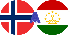 نرخ تبدیل کرون نروژ به سامانی تاجیکستان