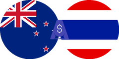 نرخ تبدیل دلار نیوزلند به بات تایلند