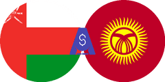 Exchange rate Omani Rial to Kyrgyzstani Som