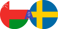 نرخ تبدیل ریال عمان به کرون سوئد