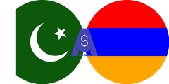 نرخ تبدیل روپیه پاکستان به درام ارمنستان