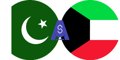 نرخ تبدیل روپیه پاکستان به دینار کویت