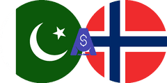 نرخ تبدیل روپیه پاکستان به کرون نروژ