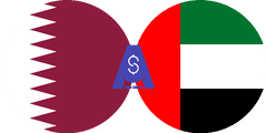 Exchange rate Qatari Riyal to Emirati Dirham