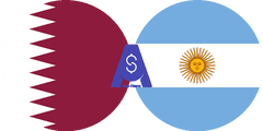 Exchange rate Qatari Riyal to Argentine Peso