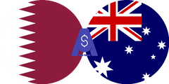Exchange rate Qatari Riyal to Australian dollar