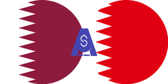 Exchange rate Qatari Riyal to Bahraini Dinar