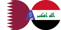 نرخ تبدیل ریال قطر به دینار عراق